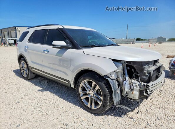 1FM5K7F89HGA99065 2017 FORD EXPLORER Белый Передняя правая четверть