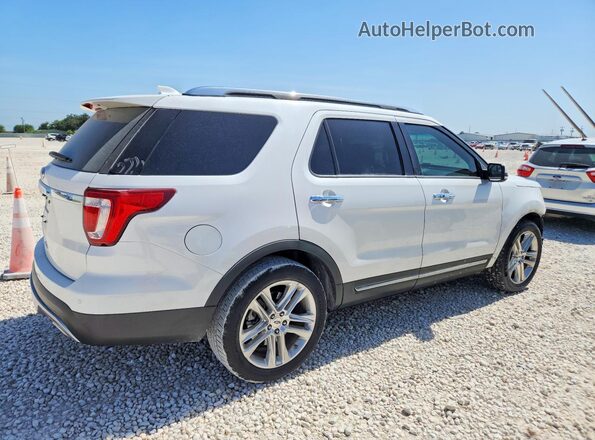 1FM5K7F89HGA99065 2017 FORD EXPLORER Белый Задняя правая четверть