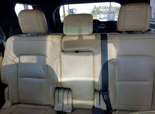 1FM5K7F89HGC06485 2017 FORD EXPLORER Black Widok tylnych siedzeń