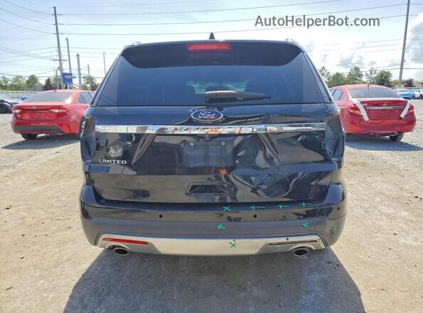 1FM5K7F89HGC06485 2017 FORD EXPLORER Black Widok z tyłu