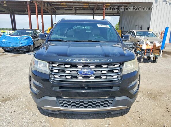 1FM5K7F89HGC06485 2017 FORD EXPLORER Black Widok z przodu