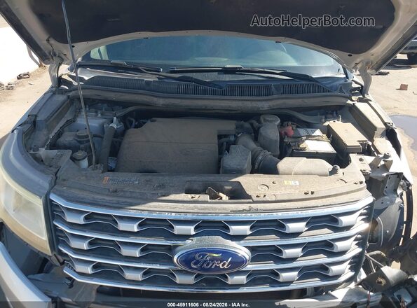 1FM5K7F89HGC92719 2017 FORD EXPLORER Silver Vista trasera