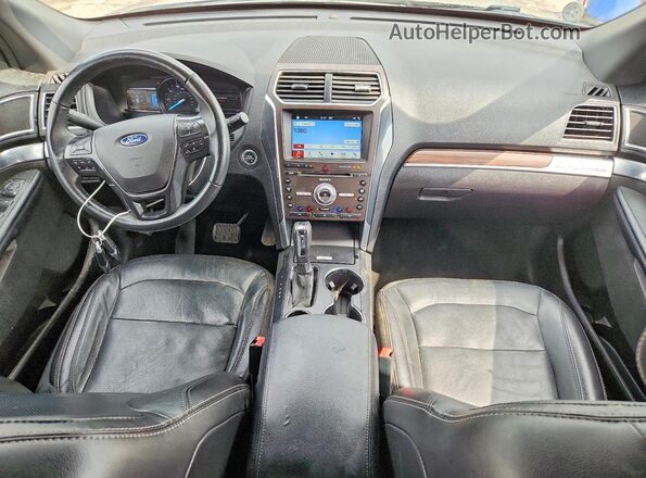 1FM5K7F89HGD51722 2017 FORD EXPLORER Cream Widok deski rozdzielczej