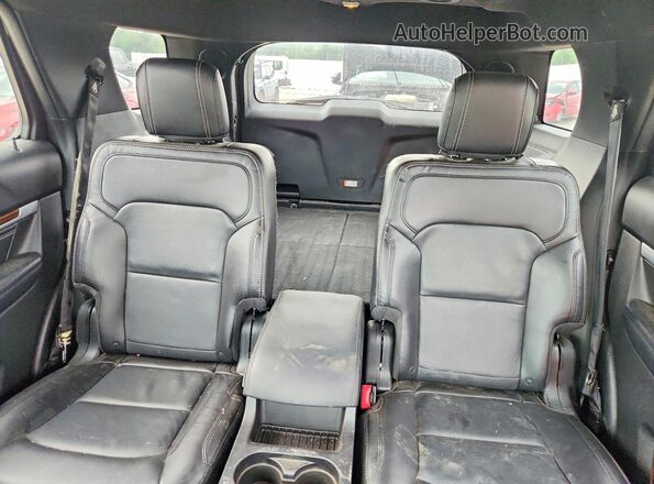 1FM5K7F89HGD51722 2017 FORD EXPLORER Cream Widok tylnych siedzeń