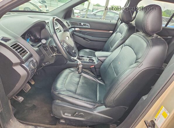 1FM5K7F89HGD51722 2017 FORD EXPLORER Cream Widok wnętrza z przodu