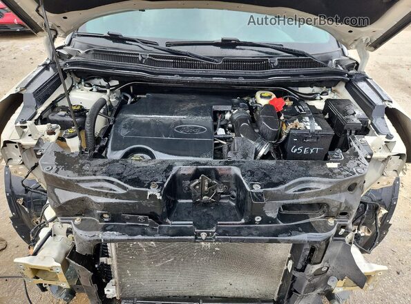 1FM5K7F89HGD51722 2017 FORD EXPLORER Cream Widok komory silnika