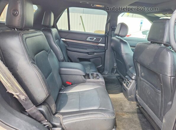 1FM5K7F89HGD51722 2017 FORD EXPLORER Cream Widok wnętrza z tyłu