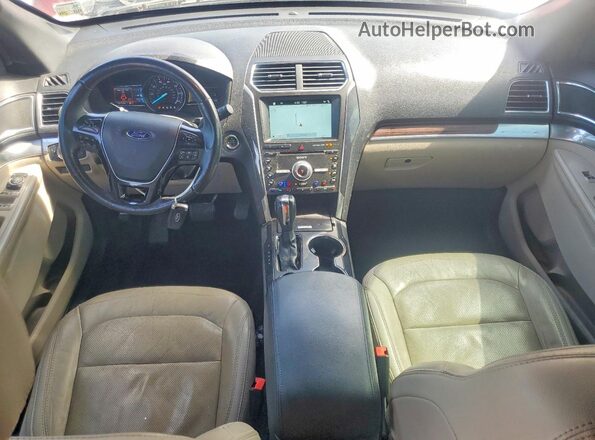 1FM5K7F89JGA27708 2018 FORD EXPLORER Красный Вид панели приборов