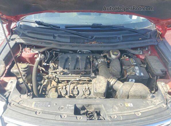1FM5K7F89JGA27708 2018 FORD EXPLORER Красный Вид подкапотного пространства