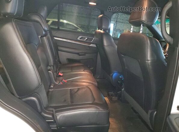 1FM5K7F8XGGC30762 2016 FORD EXPLORER White Widok tylnych siedzeń