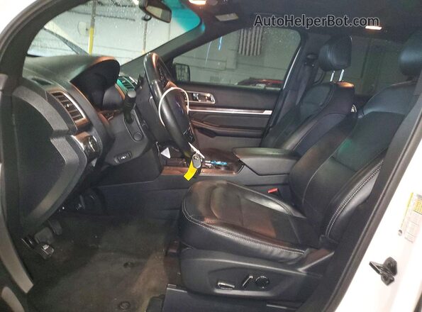 1FM5K7F8XGGC30762 2016 FORD EXPLORER White Widok wnętrza z przodu