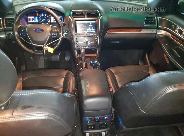1FM5K7F8XGGC30762 2016 FORD EXPLORER White Widok deski rozdzielczej