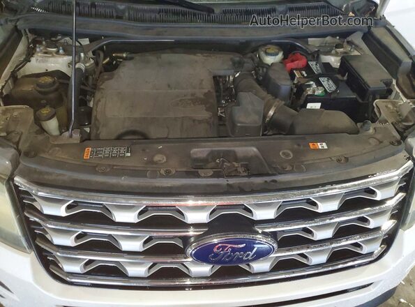 1FM5K7F8XGGC30762 2016 FORD EXPLORER White Widok wnętrza z tyłu