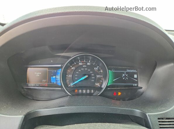 1FM5K7F8XGGD12829 2016 FORD EXPLORER Red Widok zestawu wskaźników