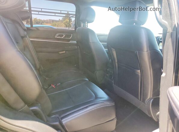 1FM5K7F8XHGE29327 2017 FORD EXPLORER Black Հետևի նստատեղերի տեսք