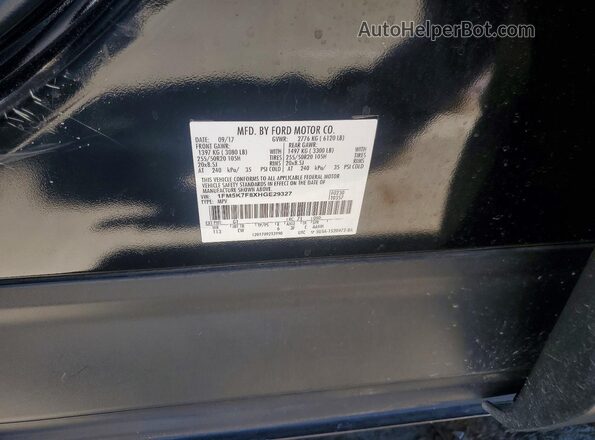 1FM5K7F8XHGE29327 2017 FORD EXPLORER Black Շարժիչի բաժամունքի տեսք