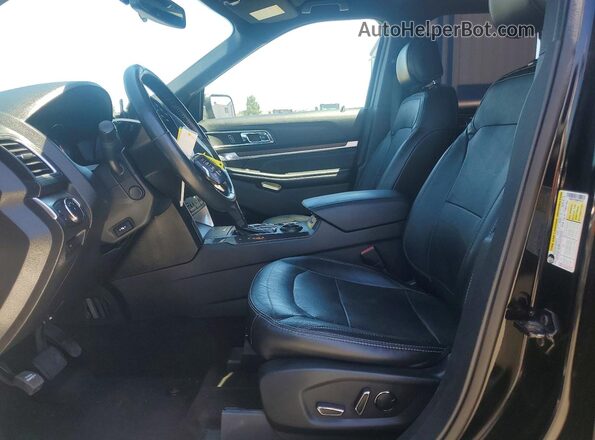1FM5K7F8XHGE29327 2017 FORD EXPLORER Black Սալոնի դիմացի տեսք