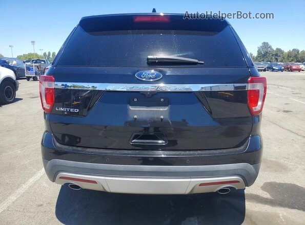 1FM5K7F8XHGE29327 2017 FORD EXPLORER Black Հետևի տեսք