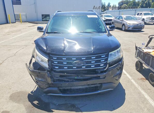 1FM5K7F8XHGE29327 2017 FORD EXPLORER Black Դիմացի տեսք