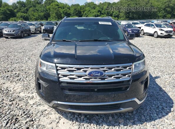 1FM5K7F8XJGA26261 2018 FORD EXPLORER Black წინა ხედი