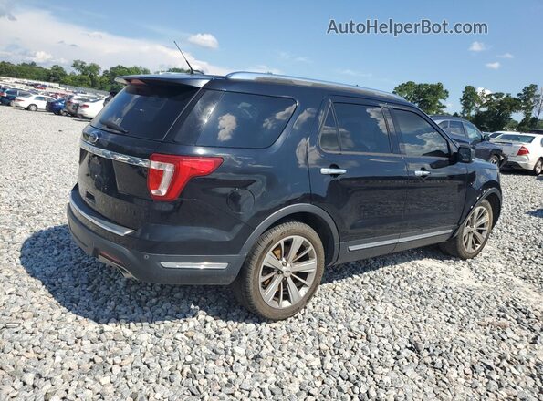 1FM5K7F8XJGA26261 2018 FORD EXPLORER Black უკანა მარჯვენა
