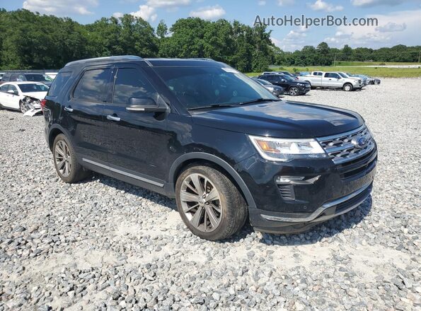 1FM5K7F8XJGA26261 2018 FORD EXPLORER Black წინა მარჯვენა