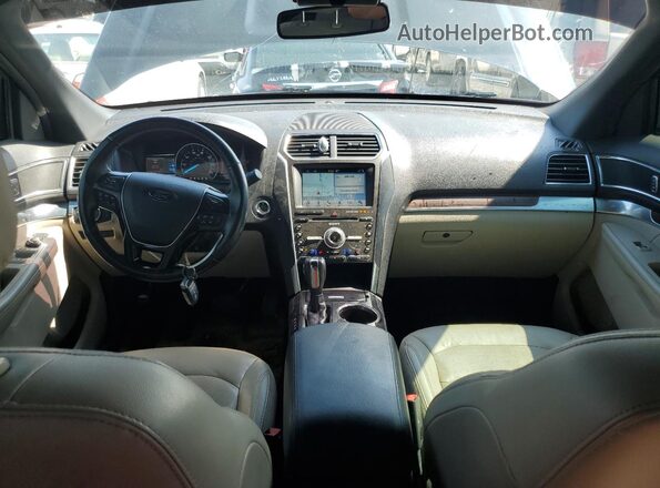 1FM5K7F8XJGA26261 2018 FORD EXPLORER Black წინა პანელის ხედი