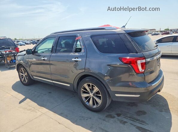1FM5K7F8XJGC16240 2018 FORD EXPLORER Gray უკანა მარცხენა