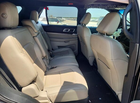 1FM5K7F8XJGC16240 2018 FORD EXPLORER Gray უკანა სალონის ხედი