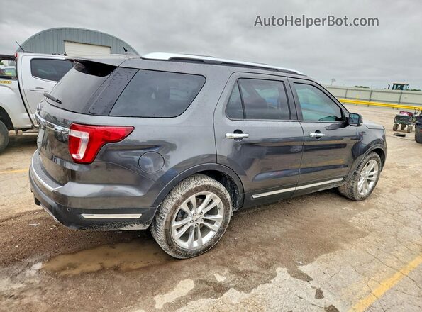 1FM5K7F8XKGA89183 2019 FORD EXPLORER Gray Tył prawy