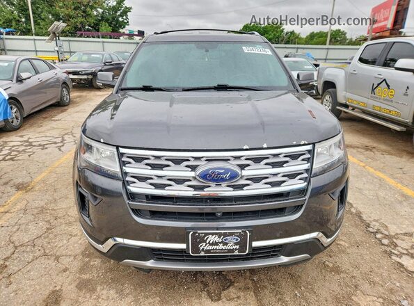 1FM5K7F8XKGA89183 2019 FORD EXPLORER Gray Widok z przodu