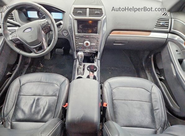 1FM5K7F8XKGA89183 2019 FORD EXPLORER Gray Widok deski rozdzielczej