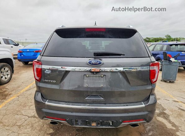 1FM5K7F8XKGA89183 2019 FORD EXPLORER Gray Widok z tyłu