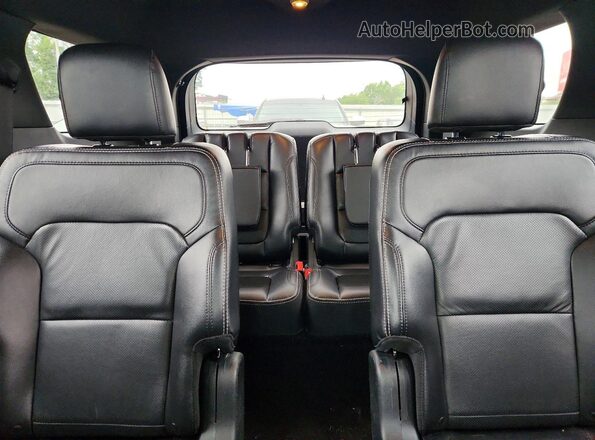 1FM5K7F8XKGA89183 2019 FORD EXPLORER Gray Widok tylnych siedzeń