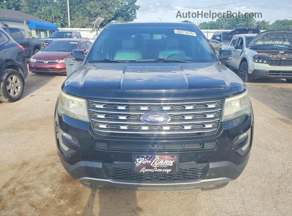 1FM5K7FH1GGB75652 2016 FORD EXPLORER Black Vista frontal