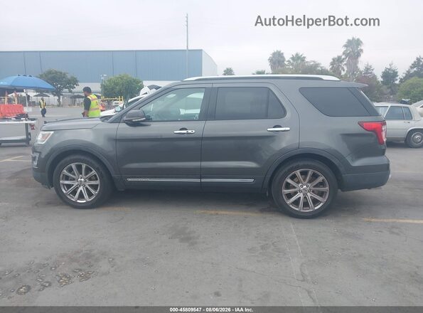 1FM5K7FH1HGE24971 2017 FORD EXPLORER Gray Սալոնի 360 աստիճան տեսք