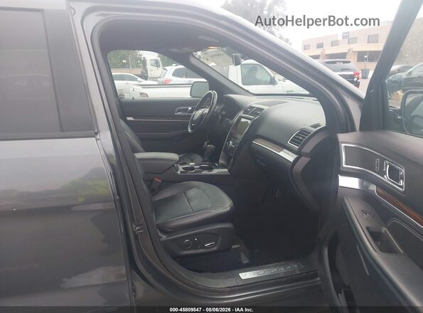 1FM5K7FH1HGE24971 2017 FORD EXPLORER Gray Սալոնի դիմացի տեսք