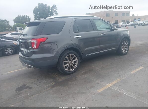 1FM5K7FH1HGE24971 2017 FORD EXPLORER Gray Հետևի աջ