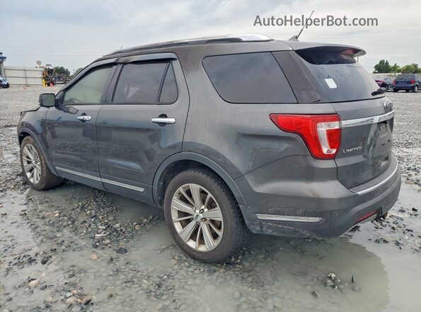 1FM5K7FH1JGC90629 2018 FORD EXPLORER Gray უკანა მარცხენა