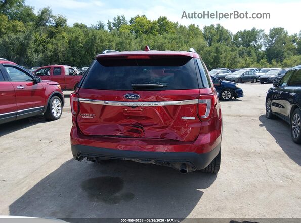 1FM5K7FH2GGC66168 2016 FORD EXPLORER Красный Вид спереди