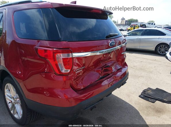 1FM5K7FH2GGC66168 2016 FORD EXPLORER Красный 
