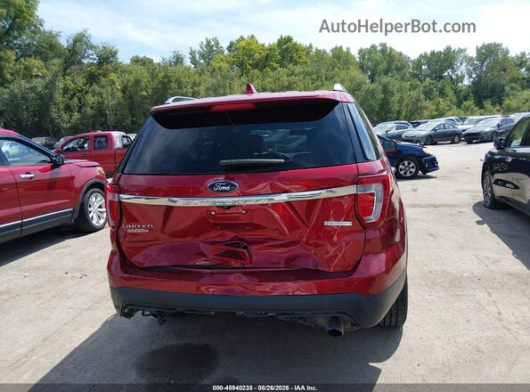 1FM5K7FH2GGC66168 2016 FORD EXPLORER Красный 