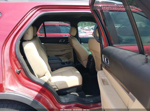 1FM5K7FH2GGC66168 2016 FORD EXPLORER Красный Вид наклейки с VIN-кодом