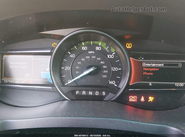 1FM5K7FH4GGA70605 2016 FORD EXPLORER Black Widok tylnych siedzeń