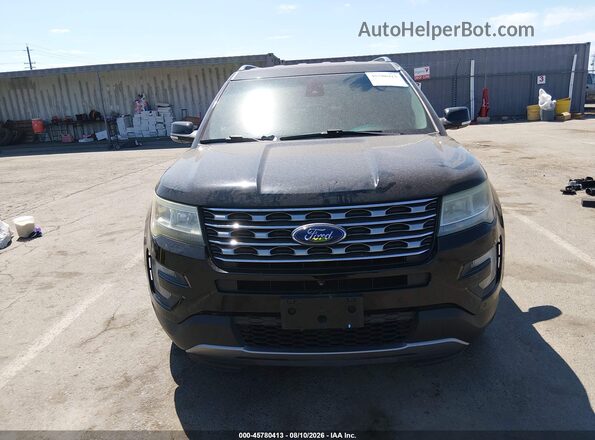 1FM5K7FH4GGA70605 2016 FORD EXPLORER Black Widok z przodu