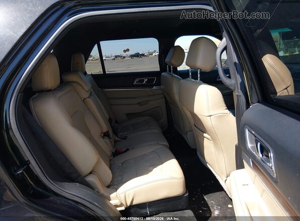 1FM5K7FH4GGA70605 2016 FORD EXPLORER Black Widok naklejki z numerem VIN
