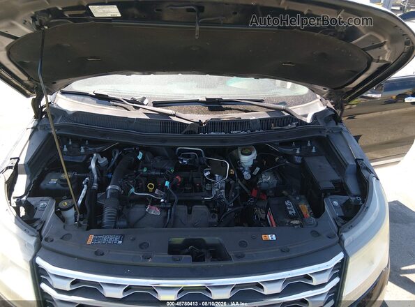 1FM5K7FH4GGA70605 2016 FORD EXPLORER Black Widok z tyłu