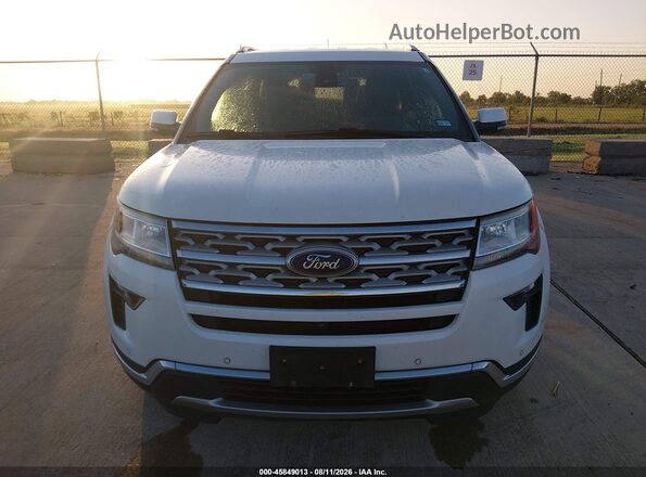 1FM5K7FH4KGA51027 2019 FORD EXPLORER White Вид спереду