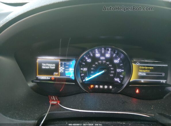 1FM5K7FH4KGA51027 2019 FORD EXPLORER White Вид задніх сидінь
