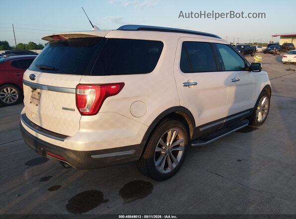 1FM5K7FH4KGA51027 2019 FORD EXPLORER White Задня права чверть
